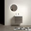 Meuble-lavabo mural moderne avec lavabo une pièce sans drain ni robinet