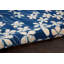 Tapis floral bleu marine / ivoire Zaizi-1439912855