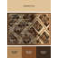 Tapis patchwork traditionnel lavable à la machine brun clair Warleigh-1008060842