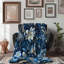 Indigo Blooms - 1 pièce Sherpa Premium-101983568
