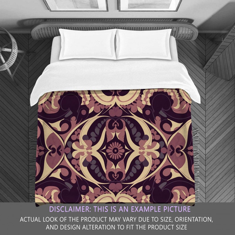 Machine Printed Comforter, King Comforter