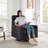 31.5 Inch Boucle Swivel Glider Power Recliner-2076020138