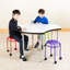 Tabourets de classe mobiles à roulettes empilables (ensemble de 4)