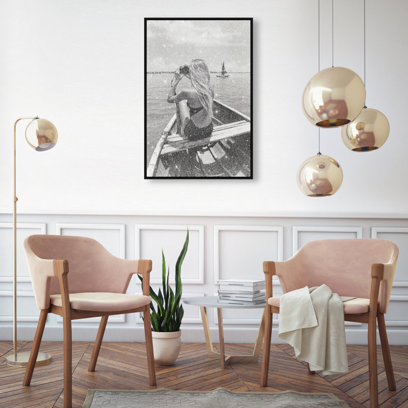 Frame Of Solitude Print by Oliver Gal, 16"H x 11"W, Black Floater Frame