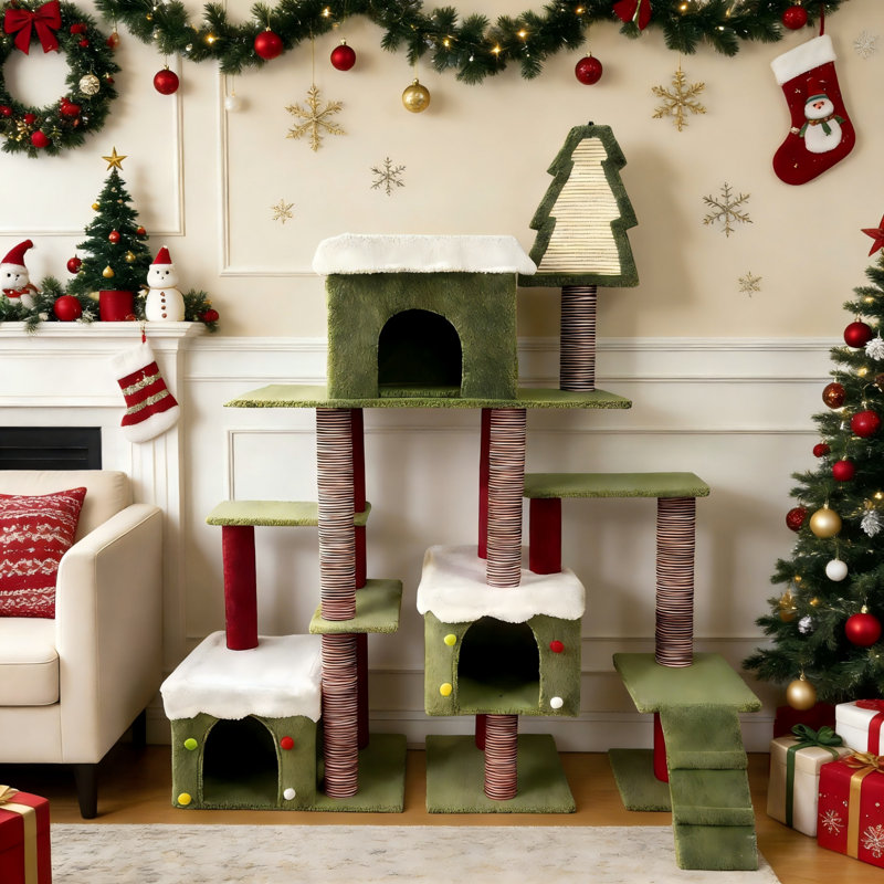 Holiday Haven Cat Condo