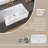 30" L X 20" W Rectangular White Single Basin Fireclay Farmhouse Apron Kitchen Sink With Grid And Strainer