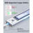 5-Pack Under Cabinet Lighting, 68LED 2000Mah Rechargeable Battery Operated Motion Sensor Light Indoor