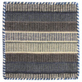 Flatweave Striped Area Rug in Blue