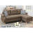 Contemporary Coffee Sectional With Rolled Armrest And Reversible Lounge Modern Chaise Pillows-1006413454