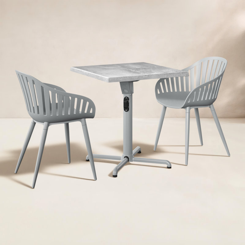 Akeda 2 - Person Patio Dining Set with Rectangular Table