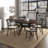 47.24''Round Rubber Wood Dining Table For 4-6 With Wooden Trestle Pedestal Base,Modern Kitchen Wooden Table Dinner Table For Dining Room, Living Room(1Table)-1985699918