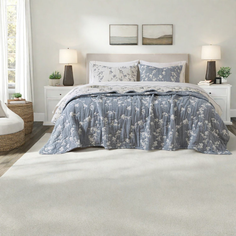 Ensembles de literie pour lit très grand en coton de qualité supérieure, courtepointe moderne en jacquard pour la maison