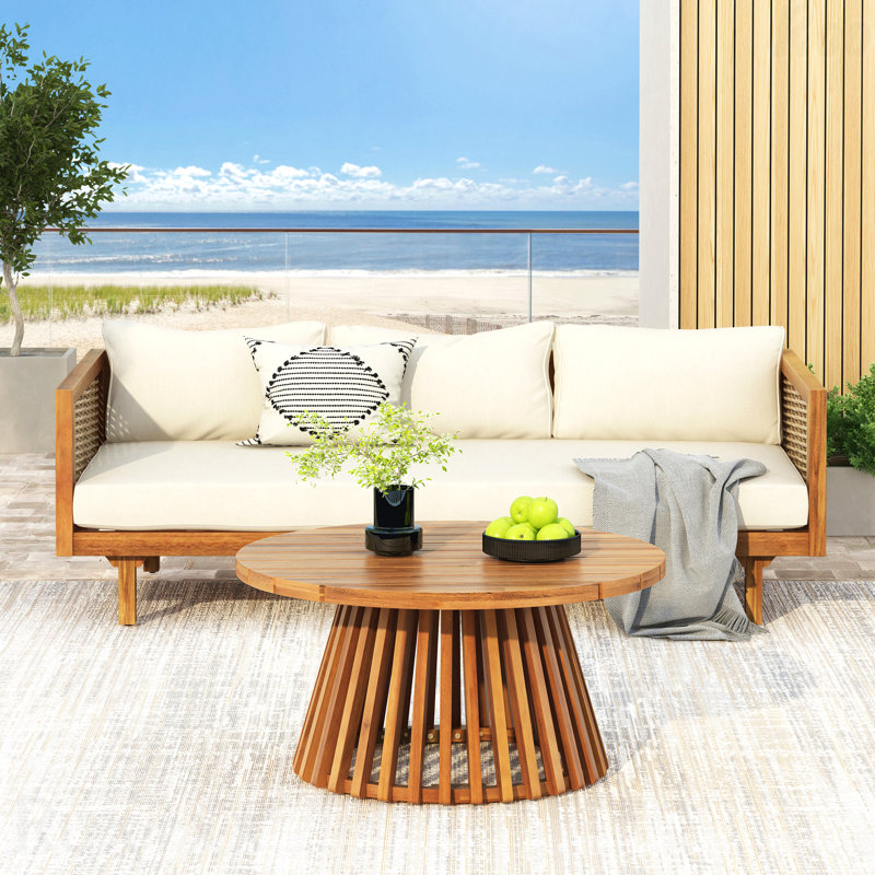 Ensemble de meubles de patio en osier pour l'extérieur, ensemble de conversation en rotin résistant aux intempéries, Blanc