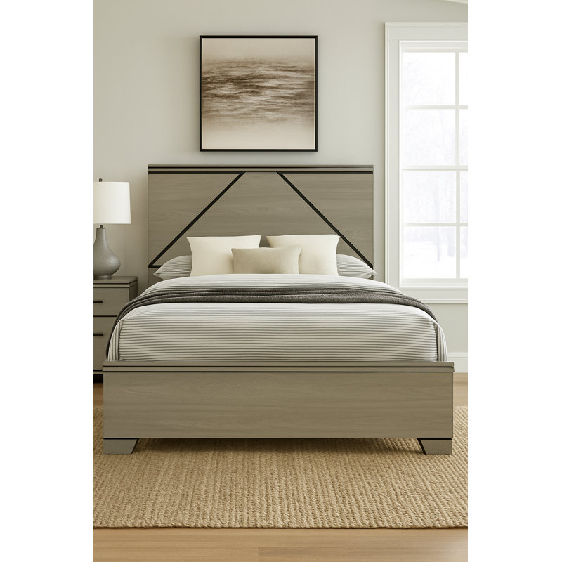  Grider Standard Bed, King, Weathered Gray 1