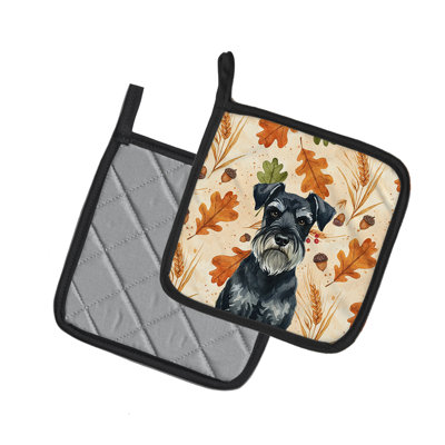 Paire de porte-casseroles standard standard Schnauzer