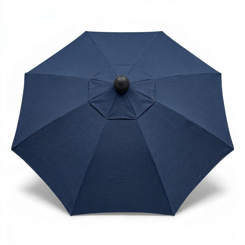 Housse de remplacement pour parasol de patio Mack, Bleu marine