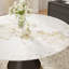 Table de salle à manger ronde en pierre pour salon moderne, maison-289701609-306843865