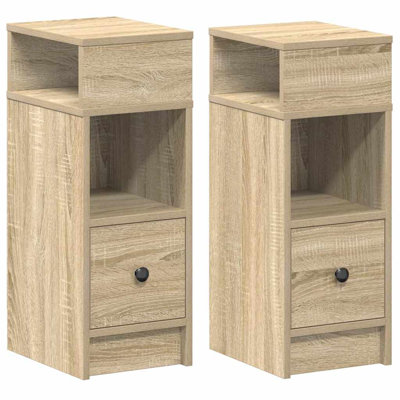 Rozario 25cm W Manufactured Wood Bedside Table