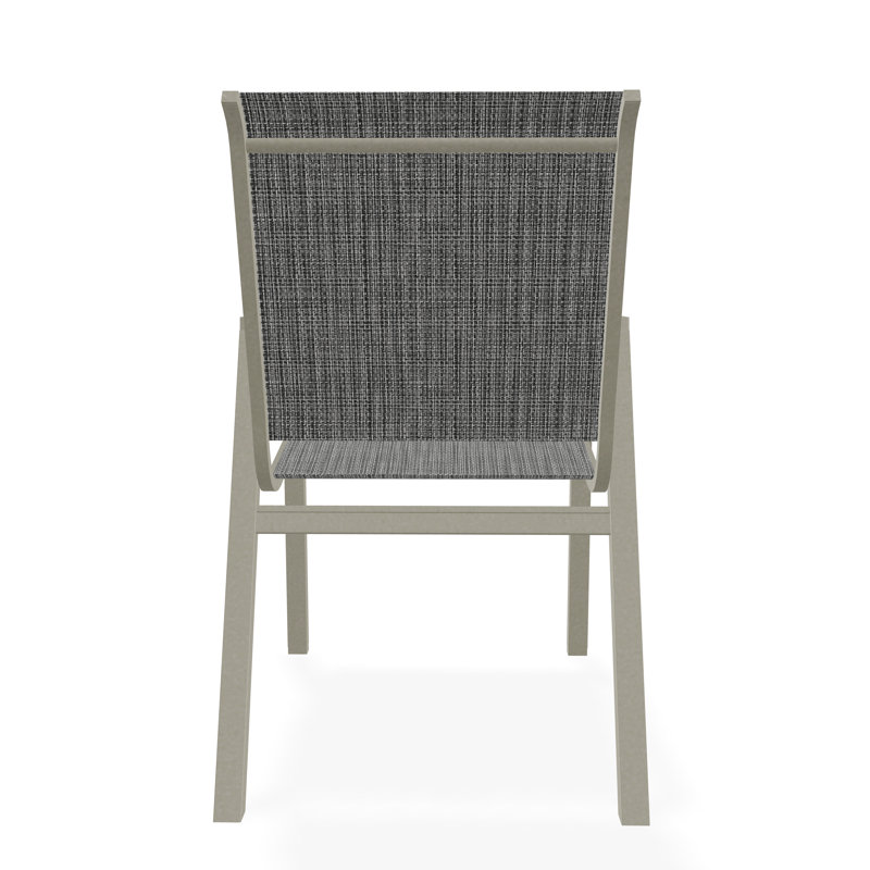 Bazza Outdoor Dining Chair, Anchor, Storm