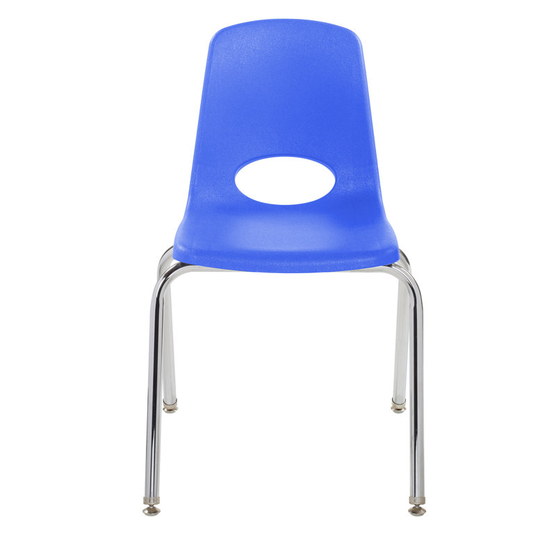 Chaise de classe empilable, Bleu