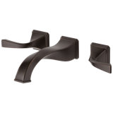 Virage® Two Handle Wall Mounted Faucet with Drain Assembly