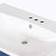 Meuble-lavabo simple 30 po avec plateau Pantilimon-813036447