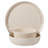 Gibson Home Candy Skies 12 Piece Unbreakable Wheat Straw Melamine Plates and Bowls Dinnerware Set - Outdoor, Camping, & Everyday Use - Matte Exterior/Shiny Interior -112850950