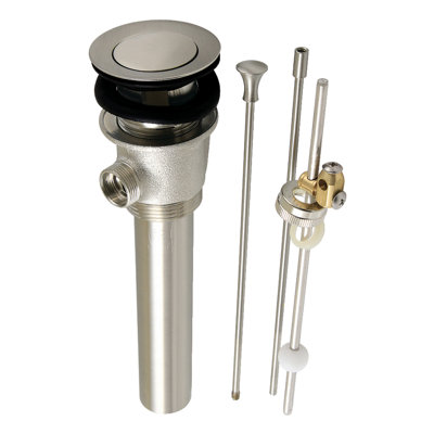 Kingston Brass Made To Match Brass Pop-Up Bathroom Sink Drain with Overflow, 22 Gauge