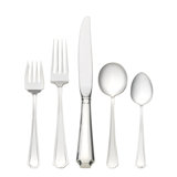 Fairfax 5 Piece Sterling Silver Flatware Set, Service for 1