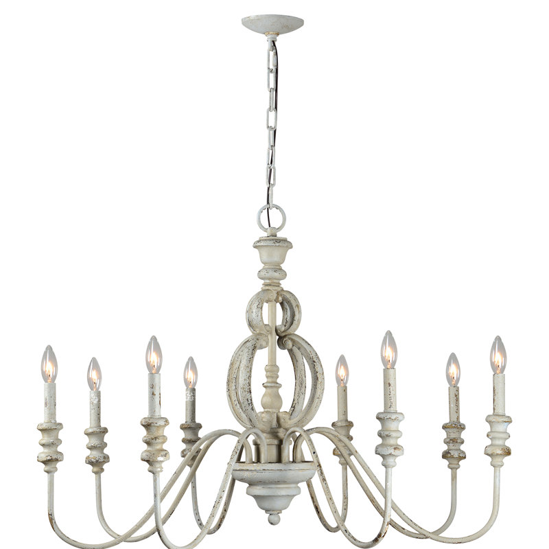Barnabas 8 - Light Candle Style Classic / Traditional Chandelier