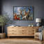 Crucifixion, œuvre d'art, impression de giclée sur toile encadrée.-182080219-182080217