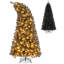 7 Ft Artificial Halloween Tree With Bendable Top Section 1050 Branch Tips 340 Lights