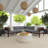 Deloris L-Shaped Acacia Patio Sectional with Cushions-664046245