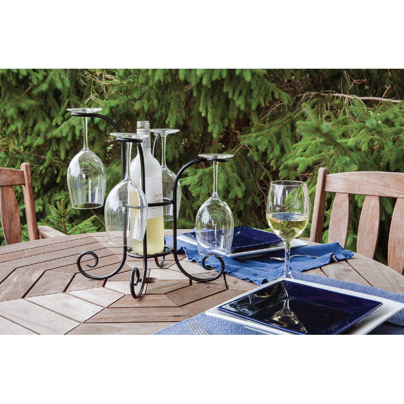 Tabletop Wine Bottle Rack in Black