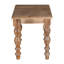 Linden Side Table With Turned Legs, 18"W, KD, Light Brown