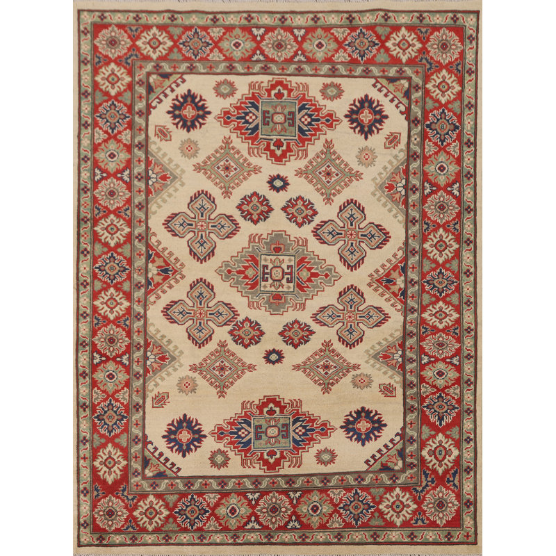 Tapis oriental géométrique Kazak 5