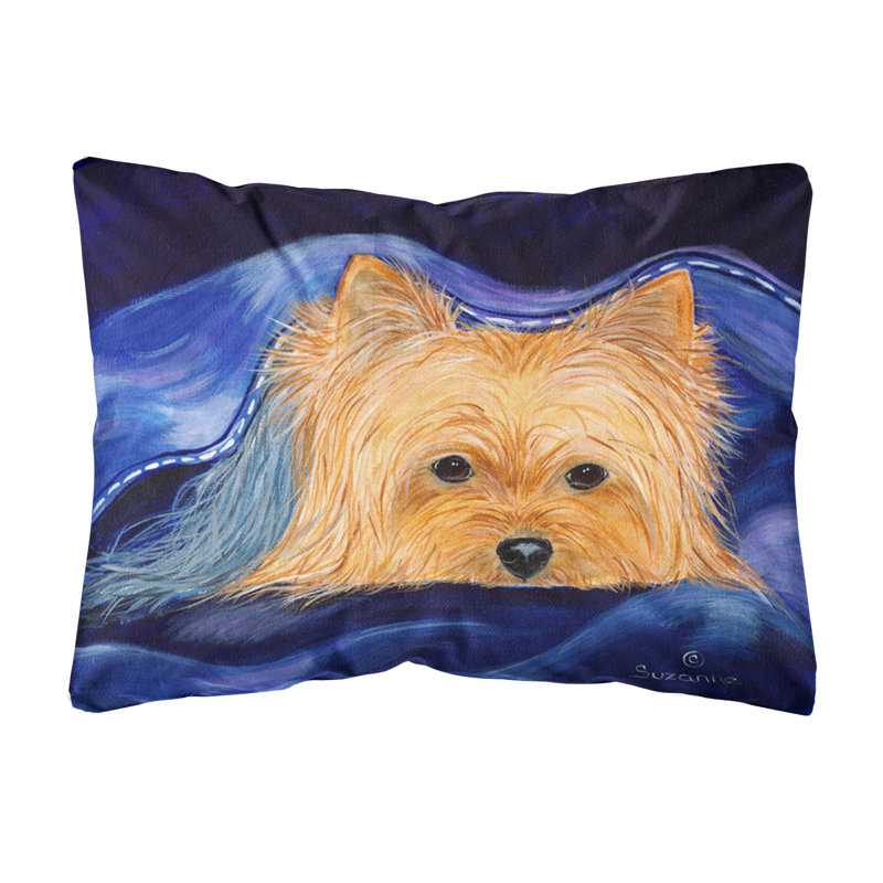 Yorkie Indoor/Outdoor Throw Pillow