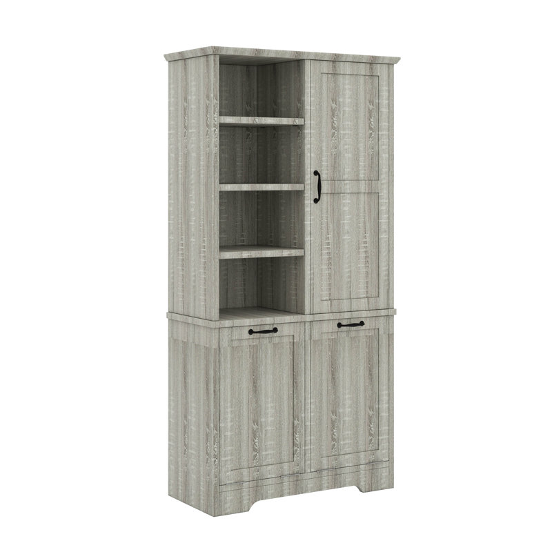Maximisez l'espace avec l'armoire de rangement et les tablettes réglables, Chêne