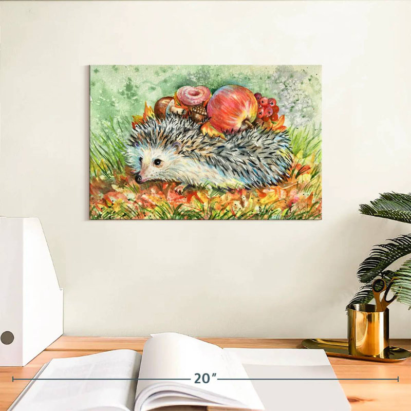 Hedgehog, 8" H x 12" W