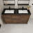 Bayyinahi 58.82'' Double Bathroom Vanity with Plastic Top-1219101949