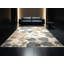 Tapis floral brun doux et moelleux à motif de clématites de style champêtre français Broward-130717251