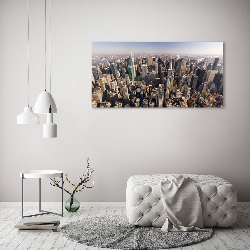 New York Bird Flight - Wrapped Canvas Print