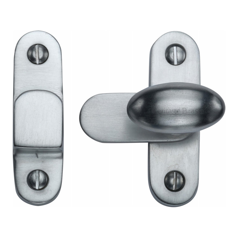 Heritage Brass Heritage Showcase Lock, Satin Chrome