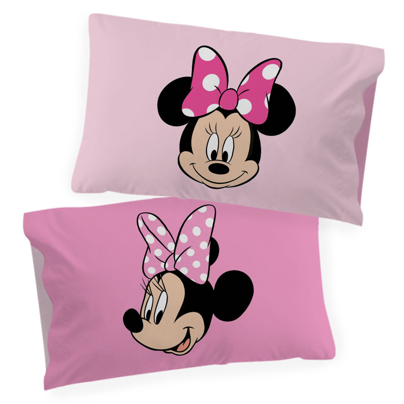 Minnie Mouse 100% Cotton Hearts & Love Single Bed Set