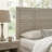 Wood Panel Bed with Recessed Detailing-1818017763