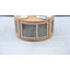 MIMO Outdoor Round Solid Wood Side Table-672436139