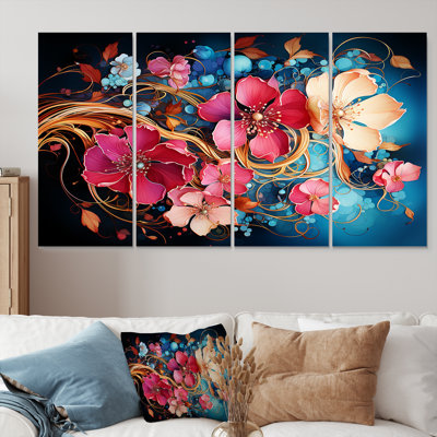 Fiedler - Daisy Wall Art 4 Piece