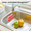 Support robuste pour éponge de cuisine avec installation facile et conception peu encombrante