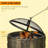 Woodgrain Design Outdoor Fire Pit