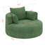 Fauteuil d'appoint pivotant avec 3 coussins amovibles-115839032